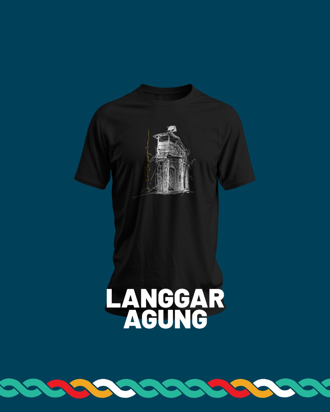 Kaos Langgar Agung - Hitam