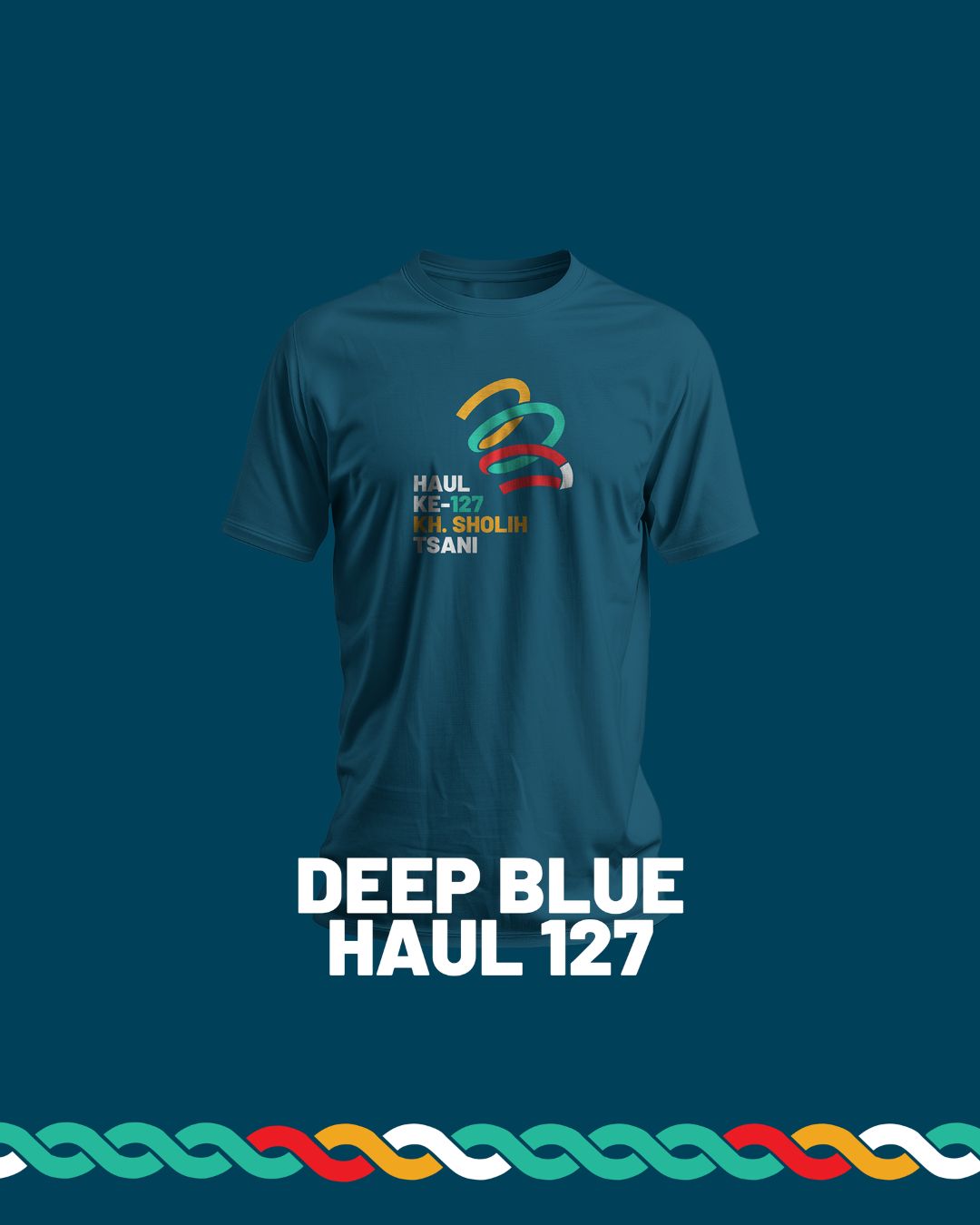Kaos Logo Haul 127 Deep Blue